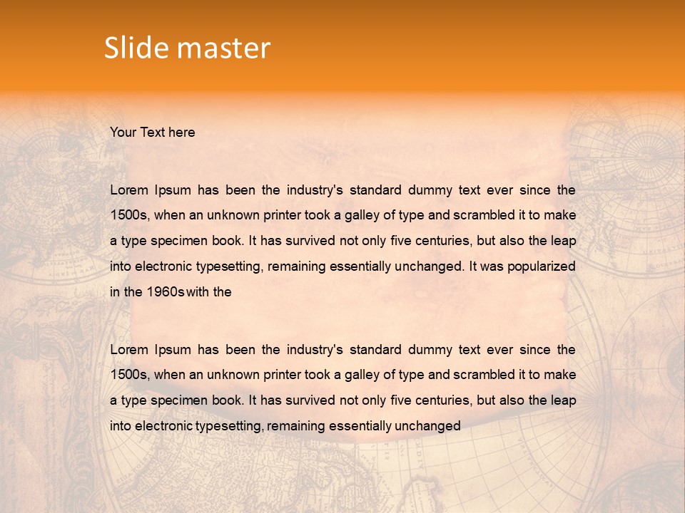 Antique History Cover PowerPoint Template