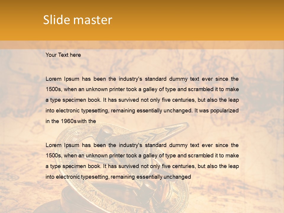 Metal Paper Grungy PowerPoint Template