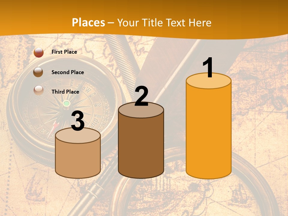World Grungy Design PowerPoint Template