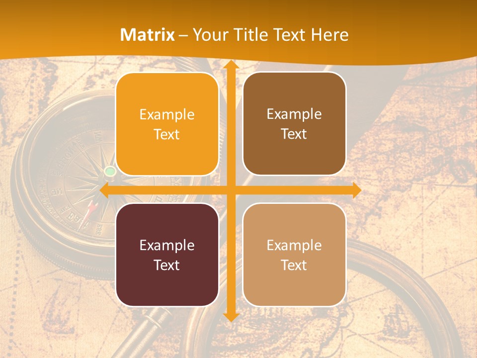 World Grungy Design PowerPoint Template