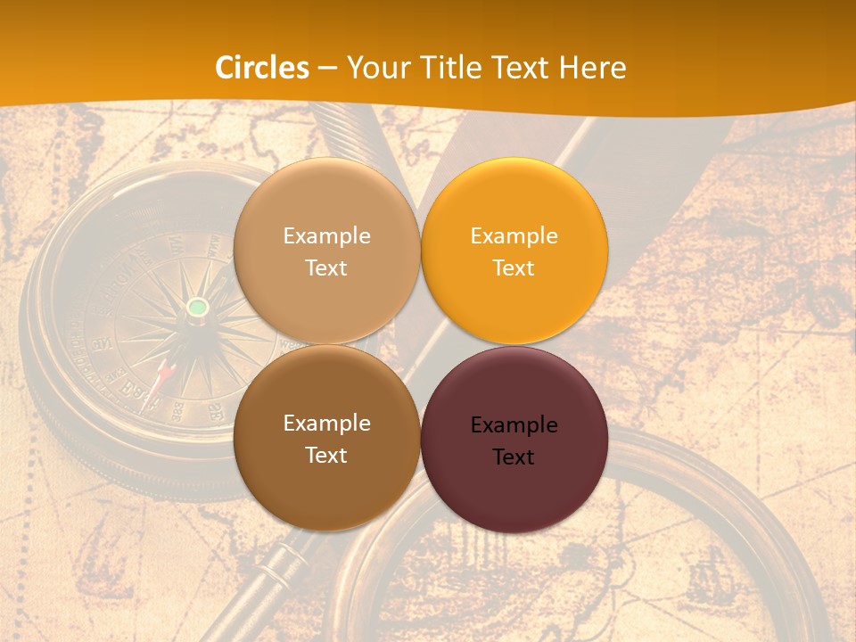 World Grungy Design PowerPoint Template