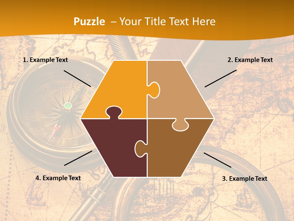 World Grungy Design PowerPoint Template
