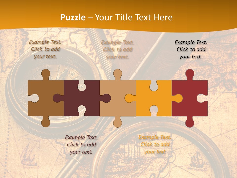 World Grungy Design PowerPoint Template