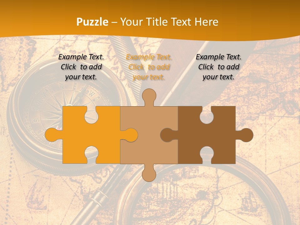 World Grungy Design PowerPoint Template