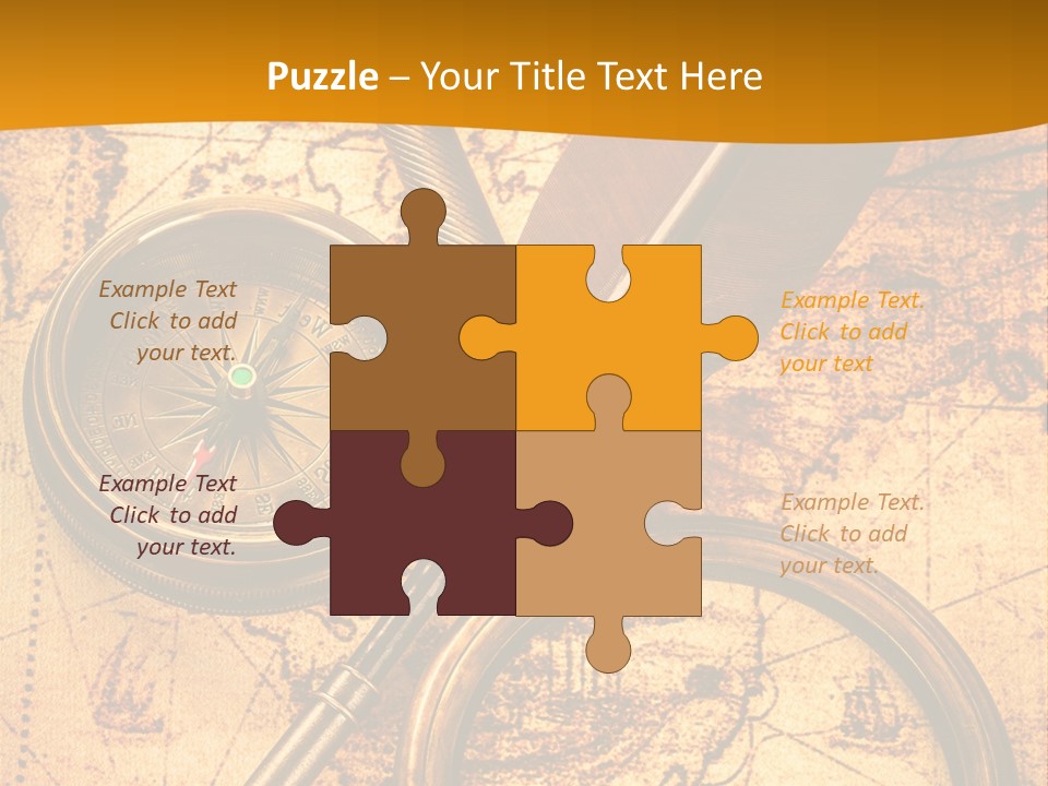 World Grungy Design PowerPoint Template