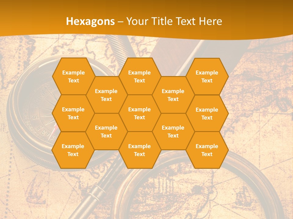 World Grungy Design PowerPoint Template