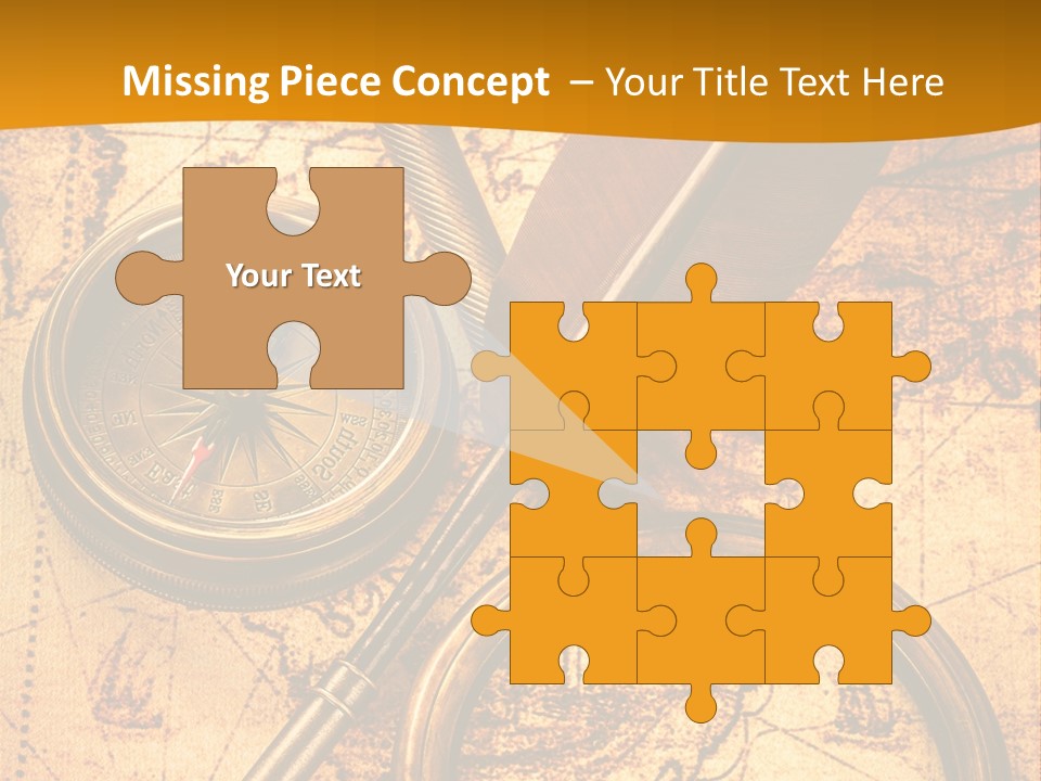 World Grungy Design PowerPoint Template