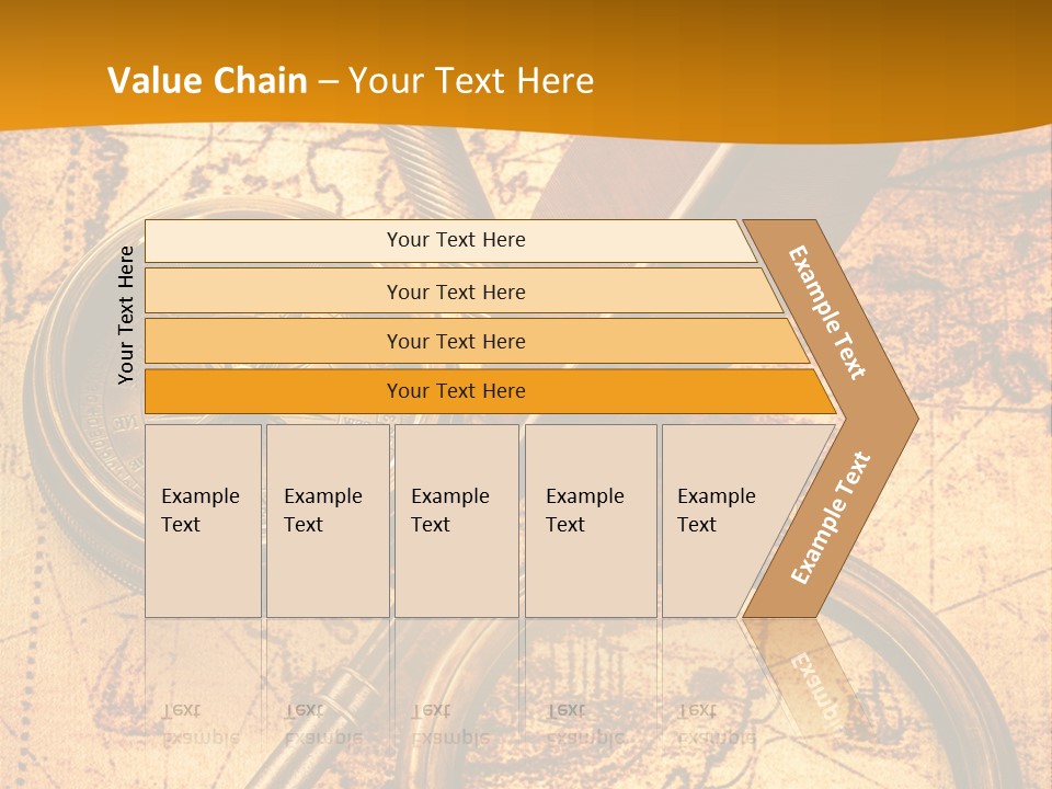 World Grungy Design PowerPoint Template