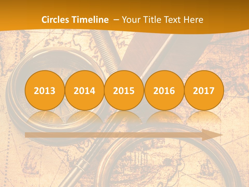 World Grungy Design PowerPoint Template