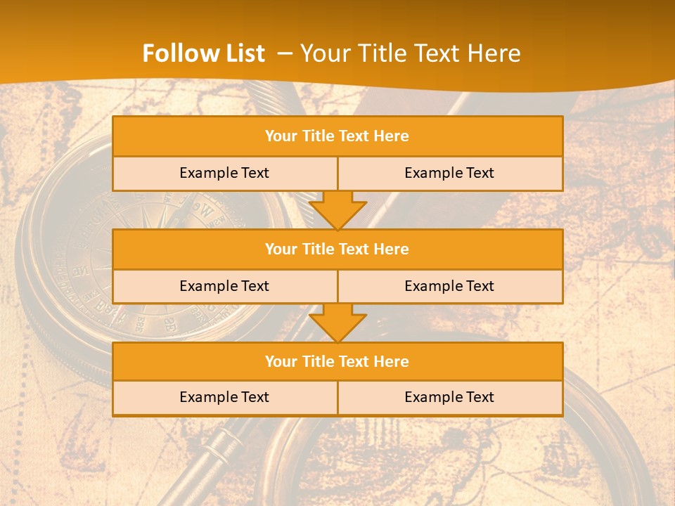 World Grungy Design PowerPoint Template