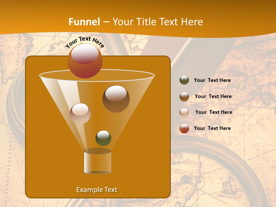 World Grungy Design PowerPoint Template