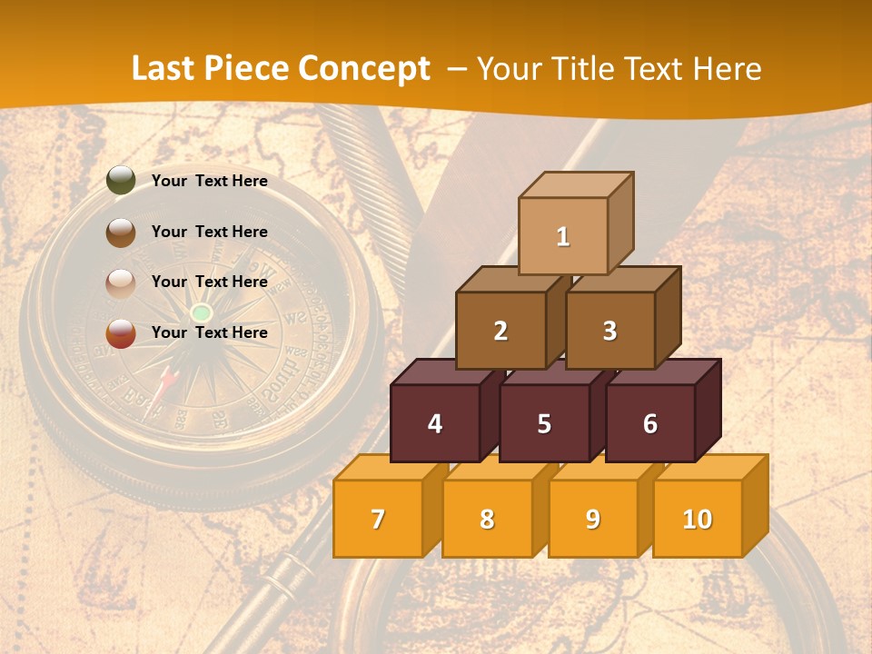 World Grungy Design PowerPoint Template