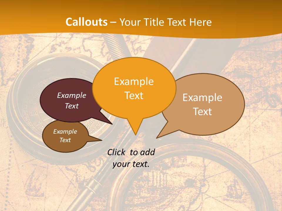 World Grungy Design PowerPoint Template
