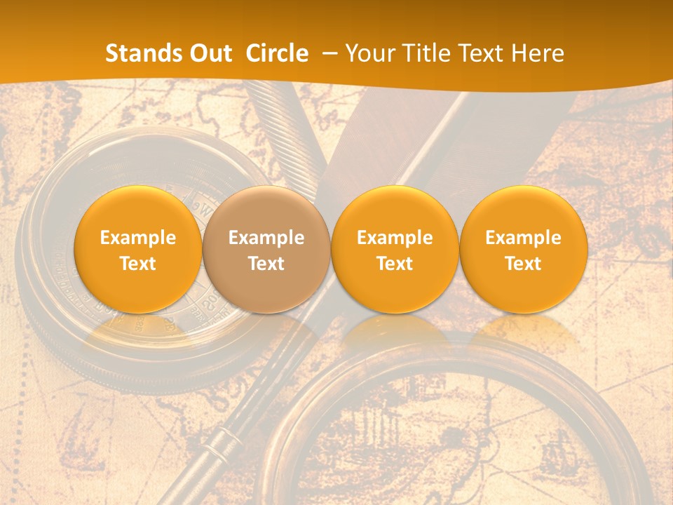 World Grungy Design PowerPoint Template