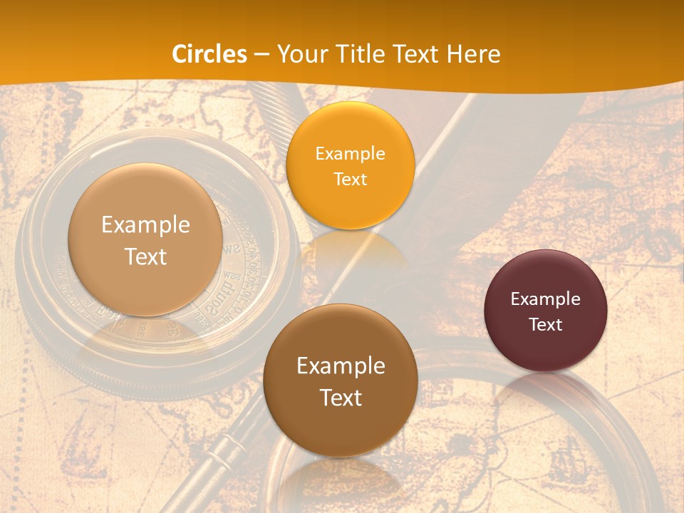 World Grungy Design PowerPoint Template