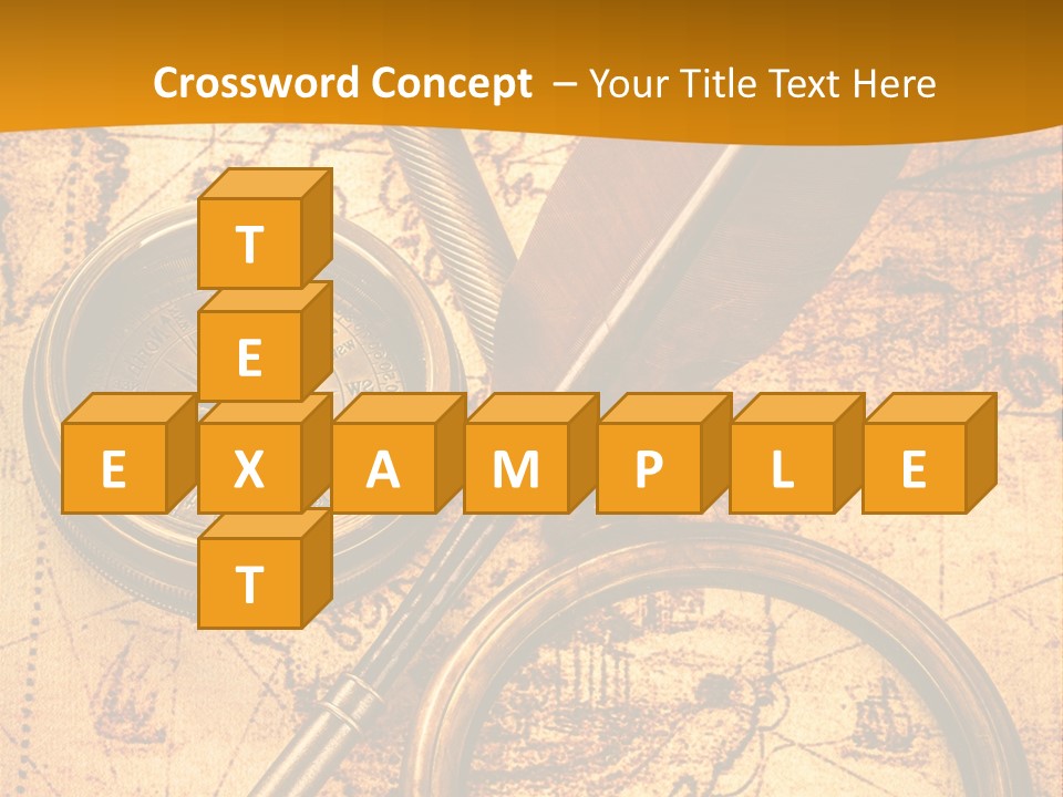 World Grungy Design PowerPoint Template