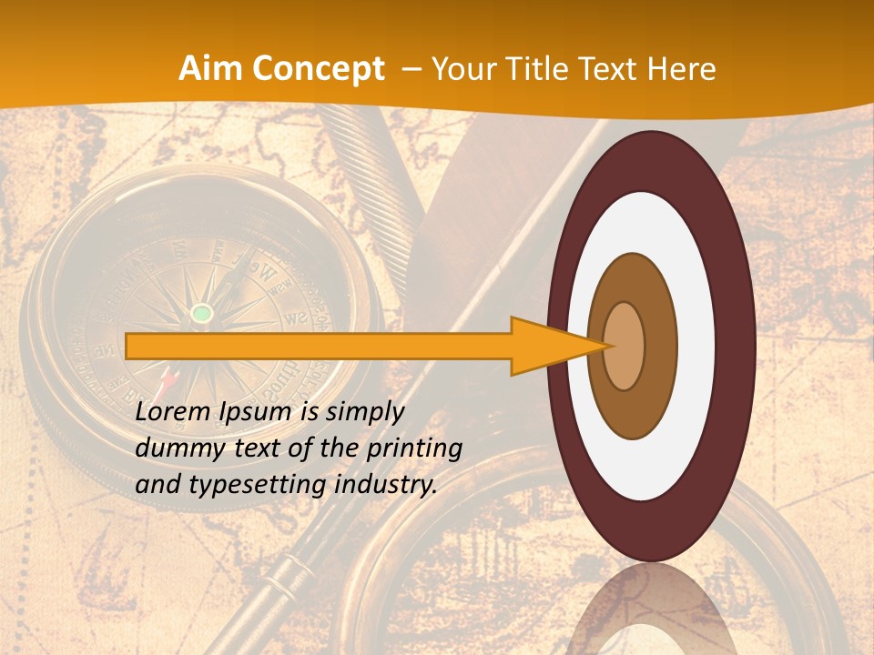 World Grungy Design PowerPoint Template