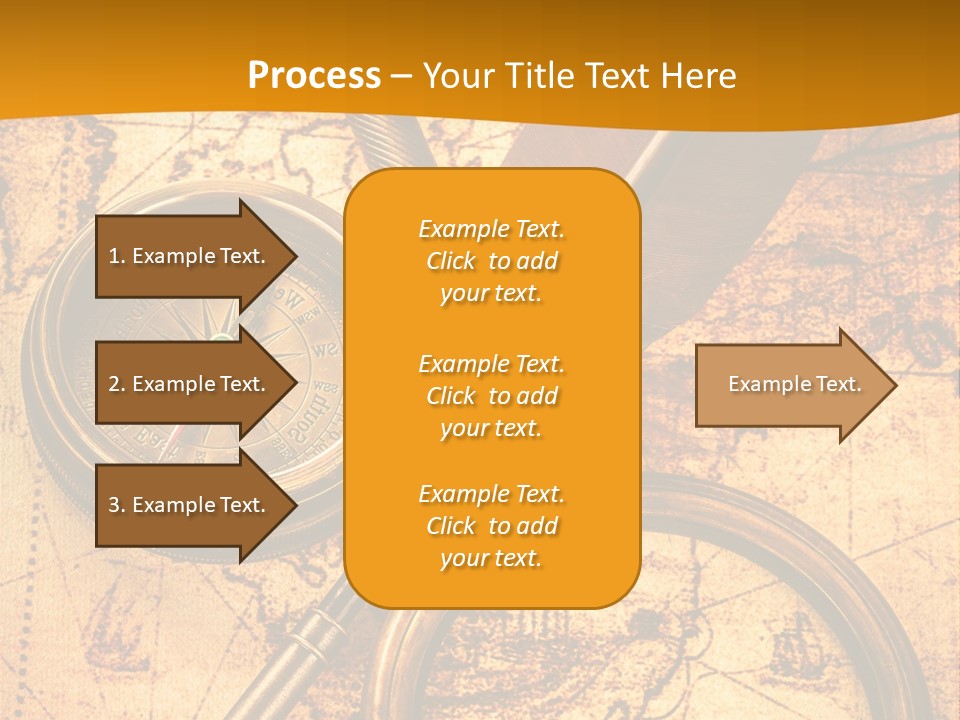 World Grungy Design PowerPoint Template