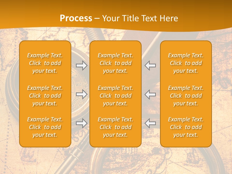 World Grungy Design PowerPoint Template
