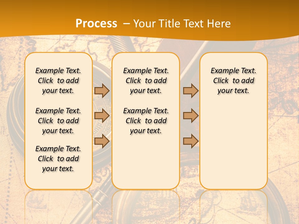 World Grungy Design PowerPoint Template