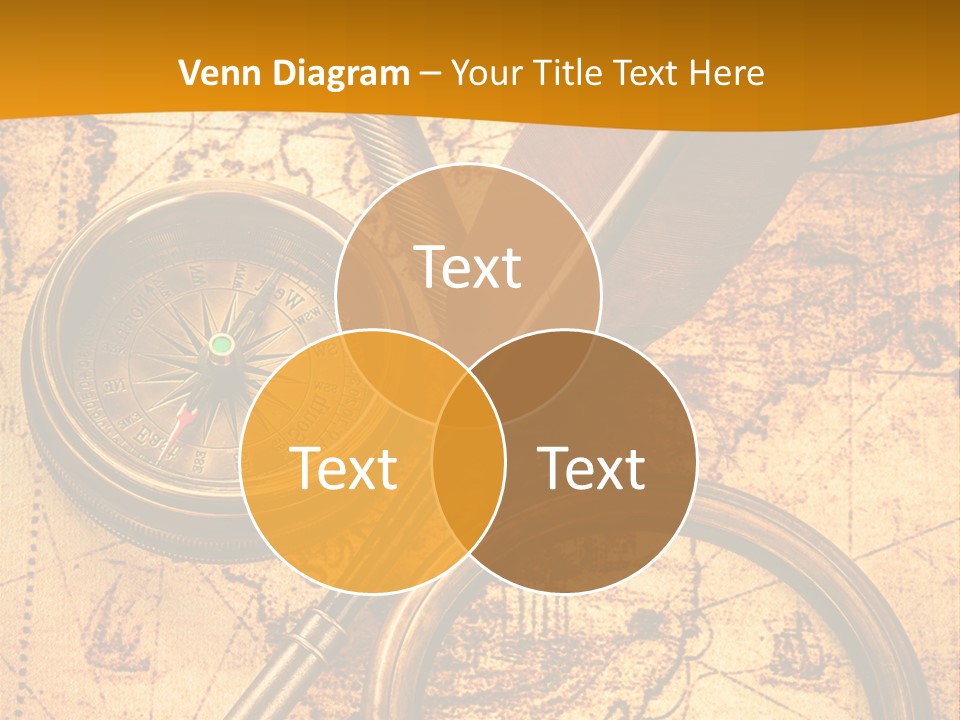 World Grungy Design PowerPoint Template