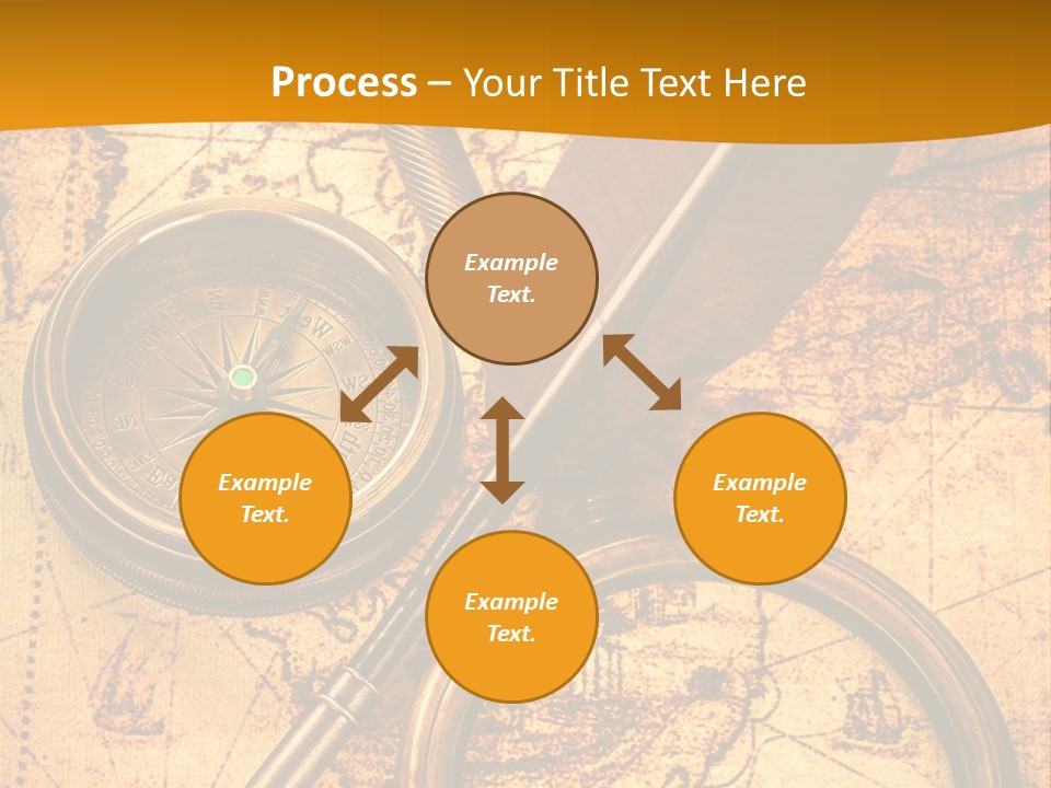World Grungy Design PowerPoint Template