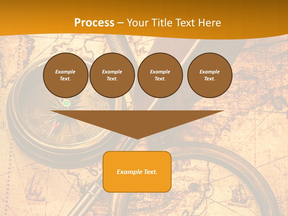 World Grungy Design PowerPoint Template