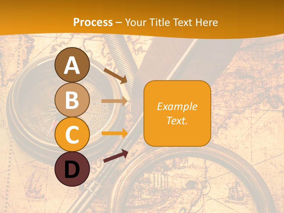 World Grungy Design PowerPoint Template