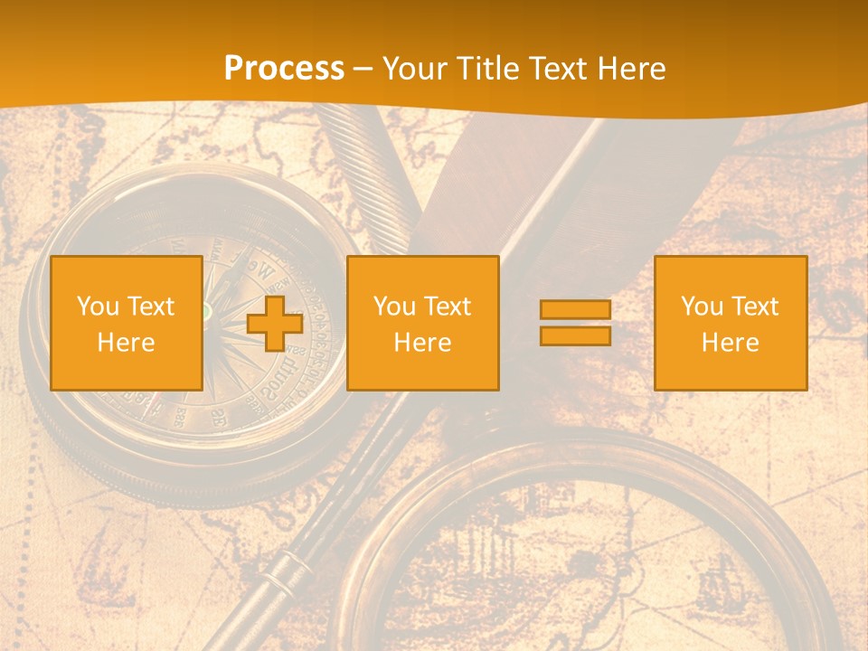 World Grungy Design PowerPoint Template