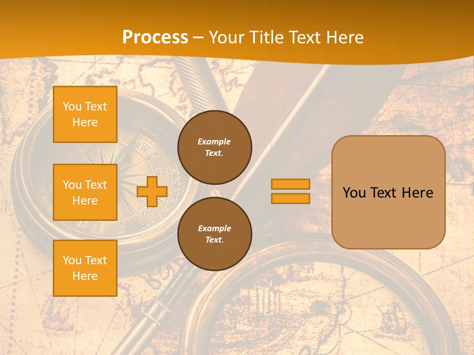 World Grungy Design PowerPoint Template
