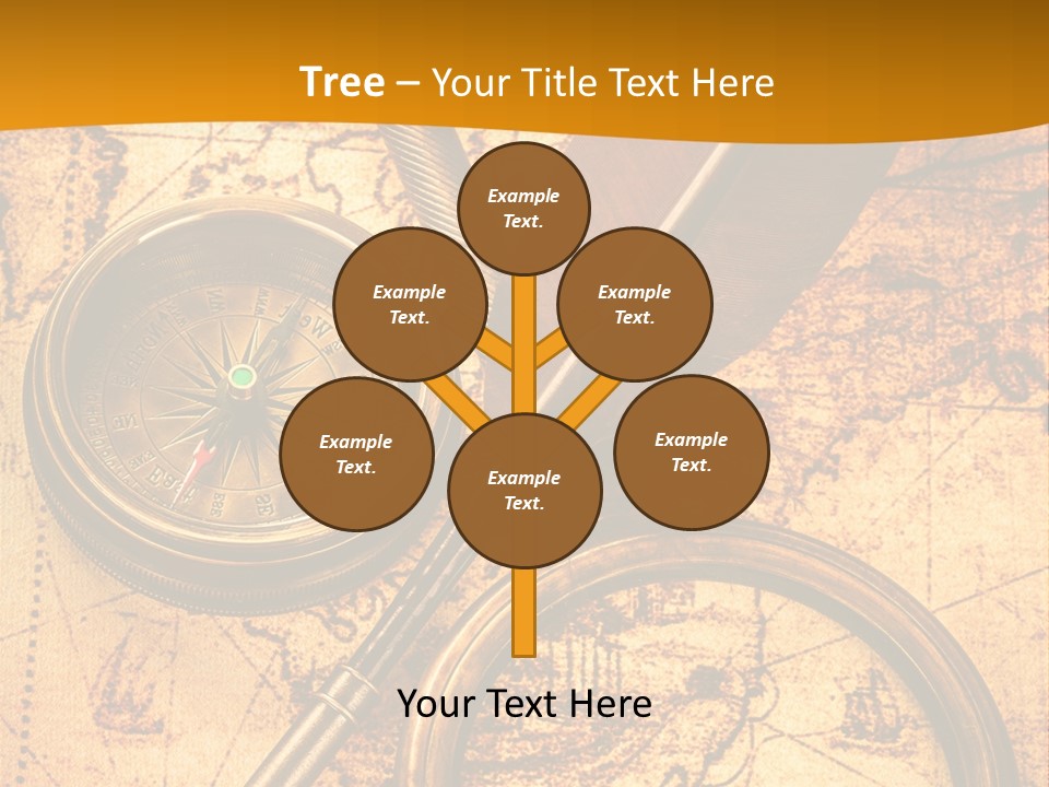 World Grungy Design PowerPoint Template