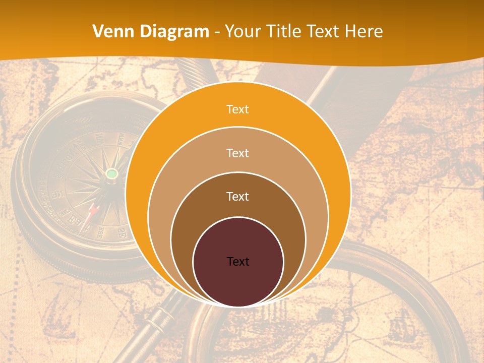 World Grungy Design PowerPoint Template