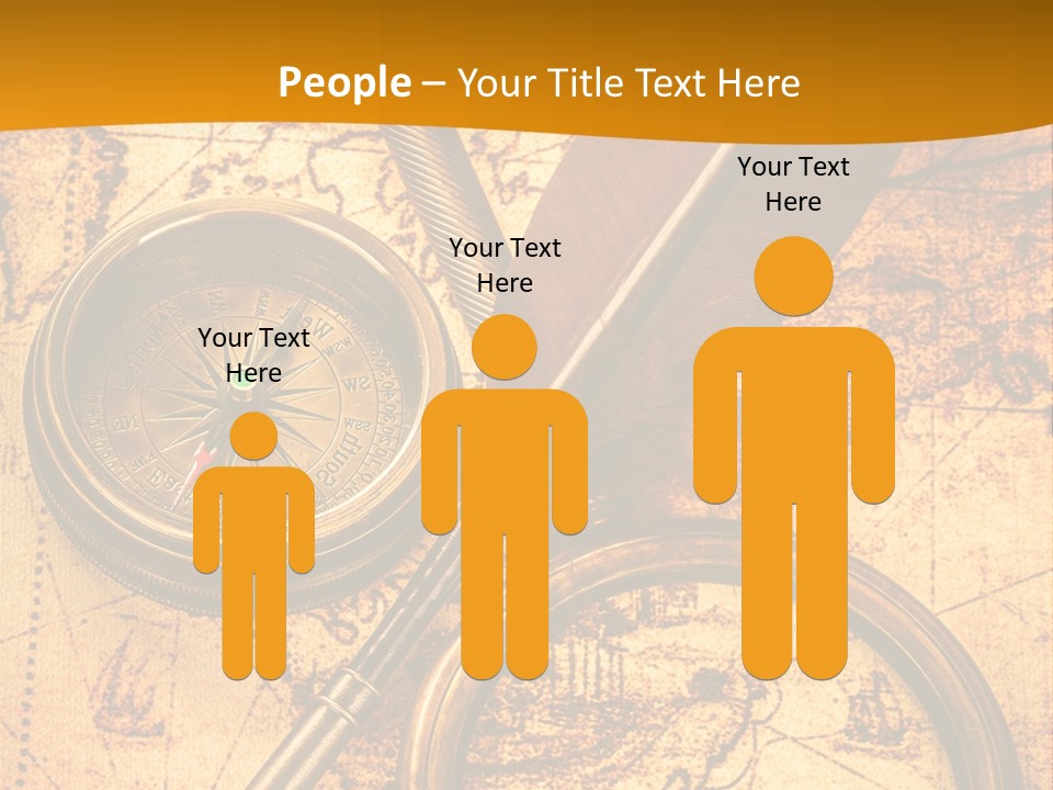 World Grungy Design PowerPoint Template