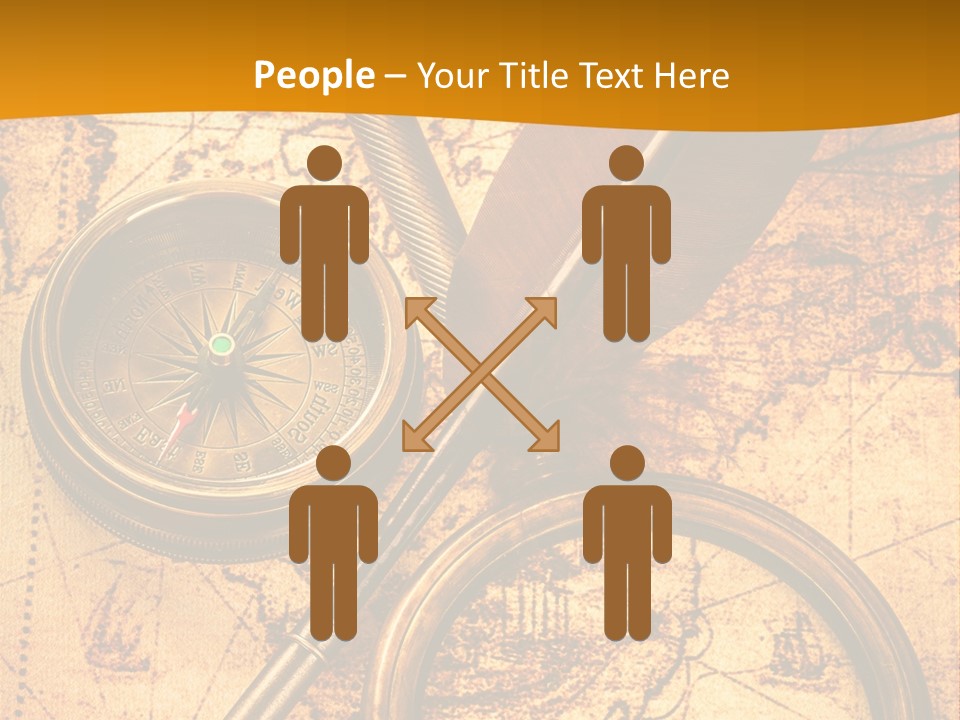 World Grungy Design PowerPoint Template