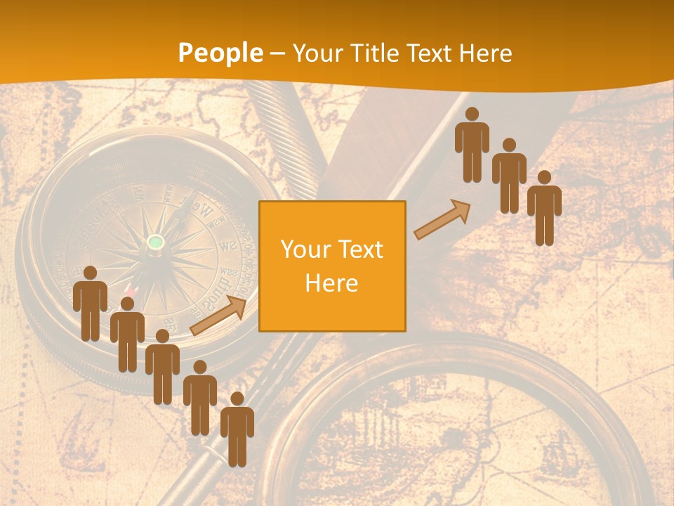 World Grungy Design PowerPoint Template