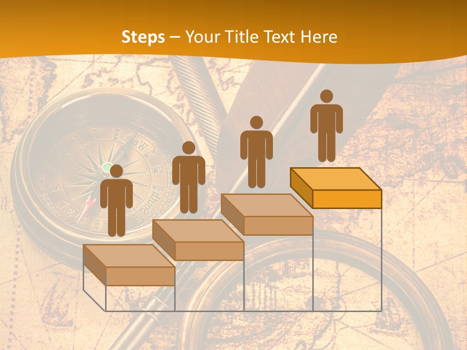 World Grungy Design PowerPoint Template