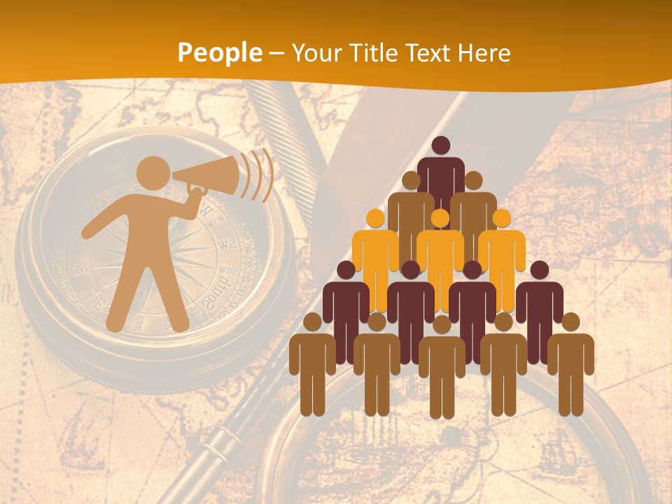 World Grungy Design PowerPoint Template