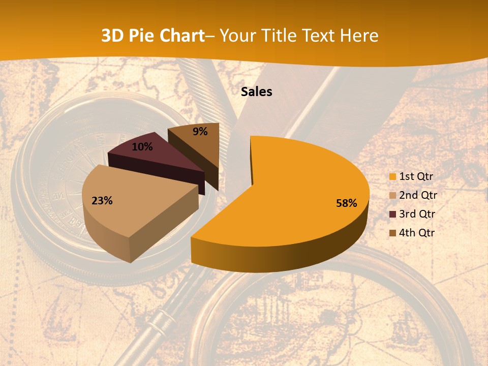 World Grungy Design PowerPoint Template