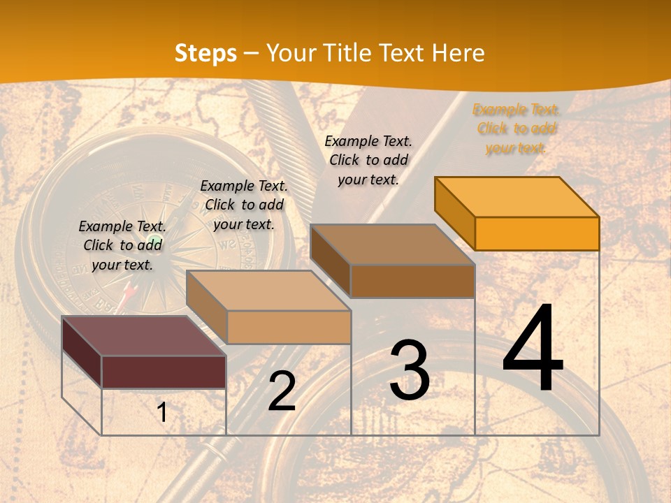 World Grungy Design PowerPoint Template