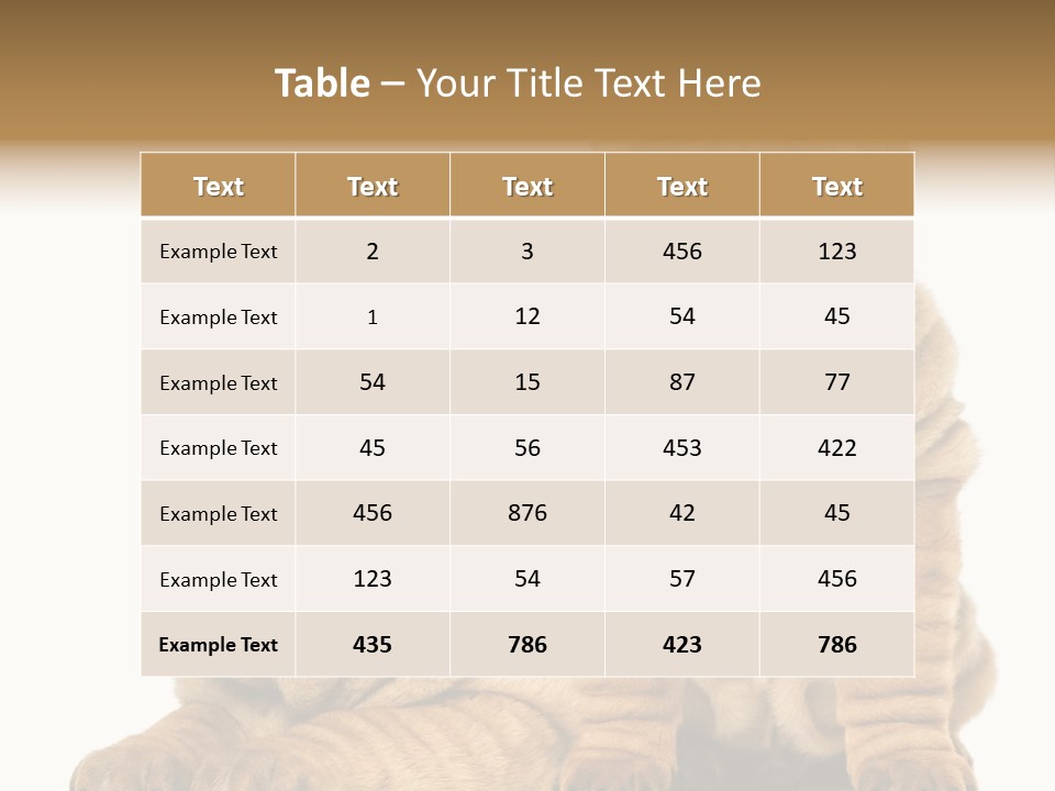 Nobody Animal Canine PowerPoint Template