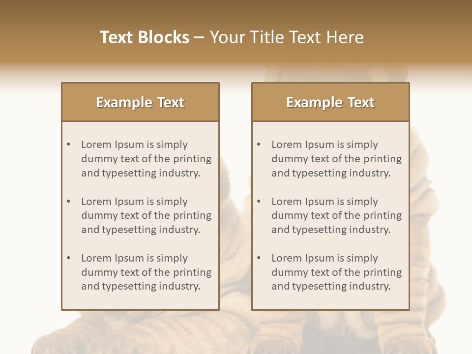 Nobody Animal Canine PowerPoint Template