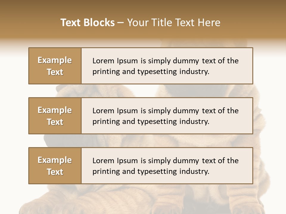 Nobody Animal Canine PowerPoint Template