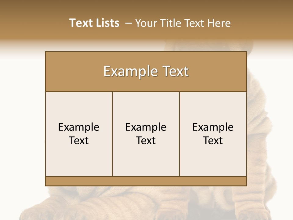 Nobody Animal Canine PowerPoint Template