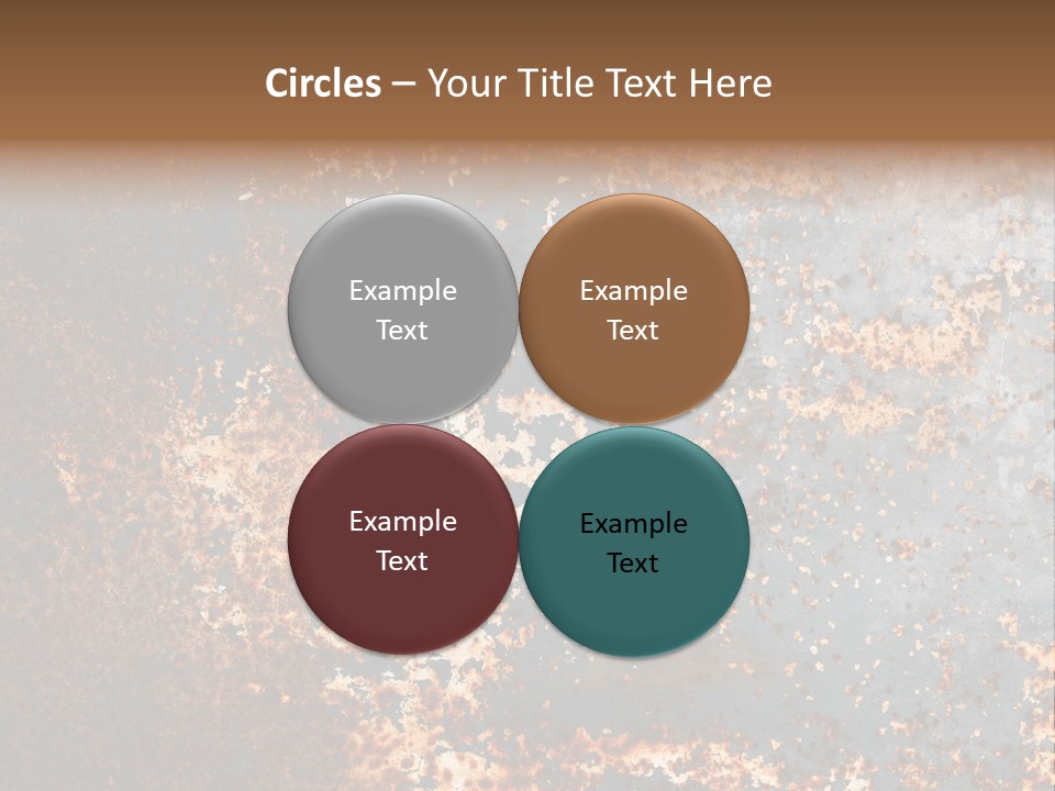 Fashioned Metallic Corrosion PowerPoint Template