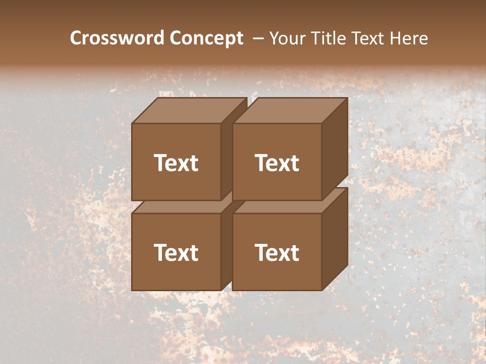 Fashioned Metallic Corrosion PowerPoint Template