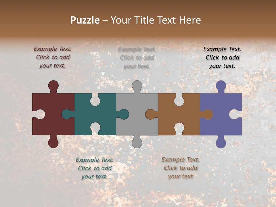 Fashioned Metallic Corrosion PowerPoint Template