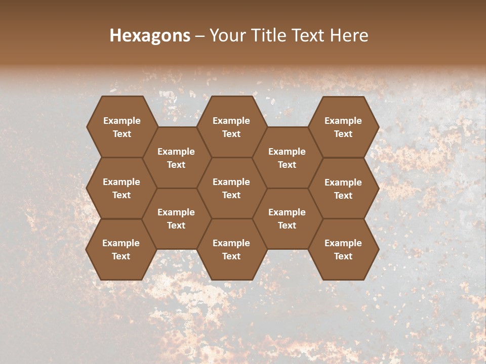 Fashioned Metallic Corrosion PowerPoint Template