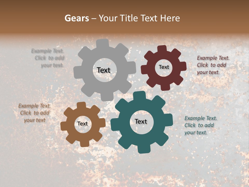 Fashioned Metallic Corrosion PowerPoint Template