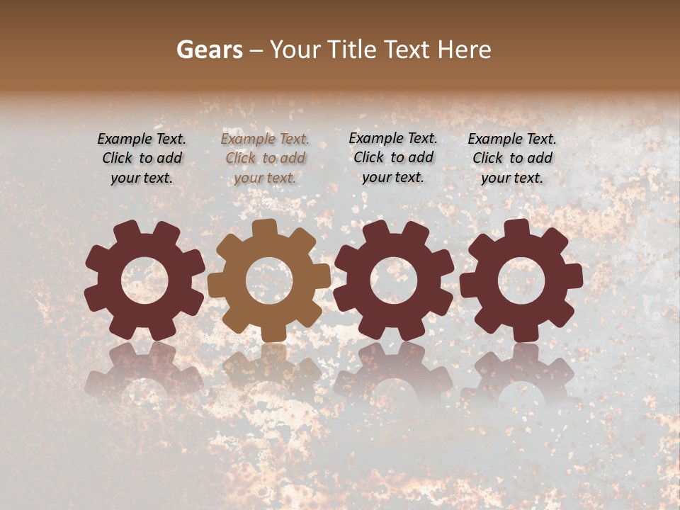 Fashioned Metallic Corrosion PowerPoint Template