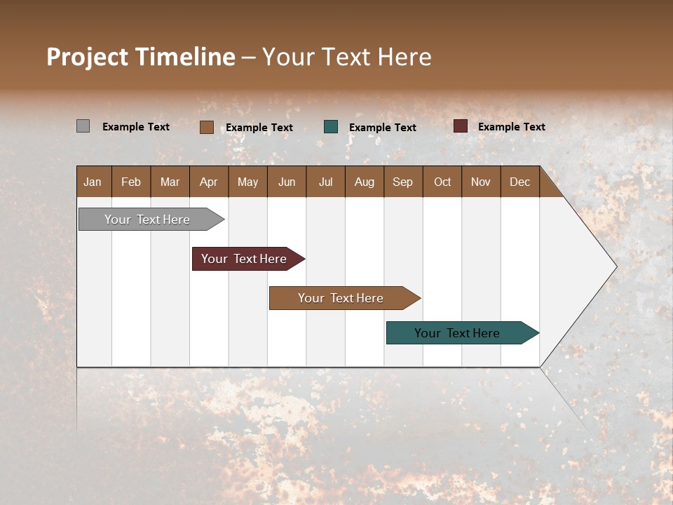 Fashioned Metallic Corrosion PowerPoint Template